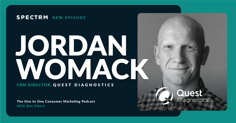 Clickable image to Jordan Womack's interview on the One to One marketing podcast.